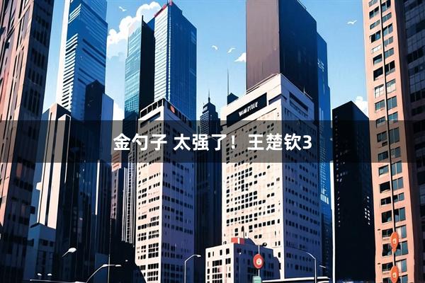 金勺子 太强了！王楚钦3